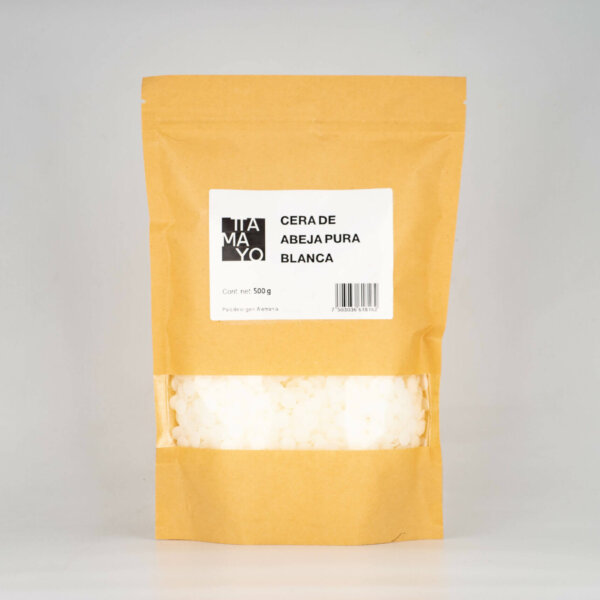 Bolsa de Cera de Abeja Pura Blanca