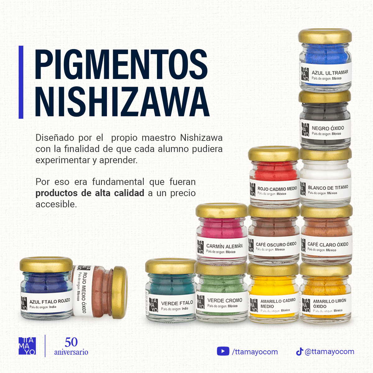 Set de 13 Pigmentos Nishizawa